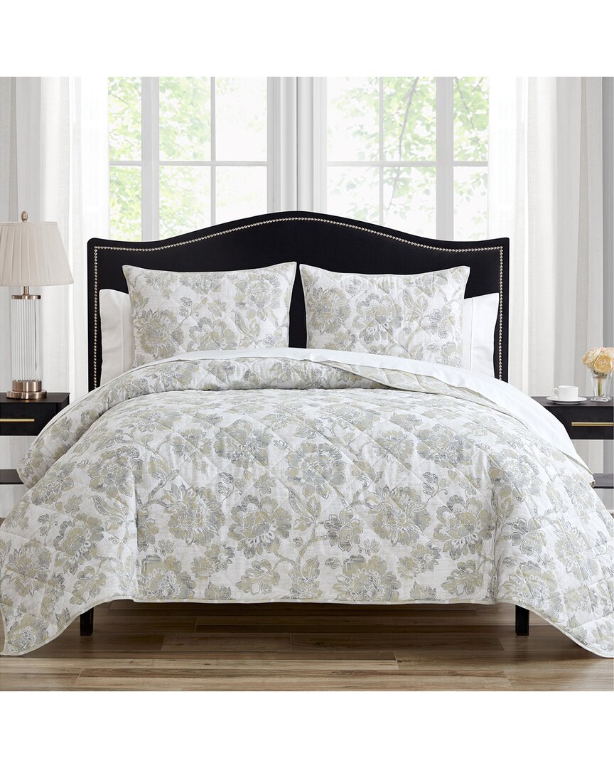 Marquis By Waterford Dnu Dupe  Hackers Hollow Quilt Set In Yellow