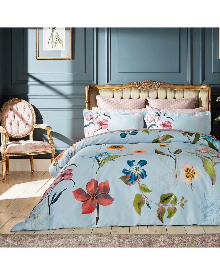 Ted Baker 220 Thread Count New Hampton Comforter Set In Blue