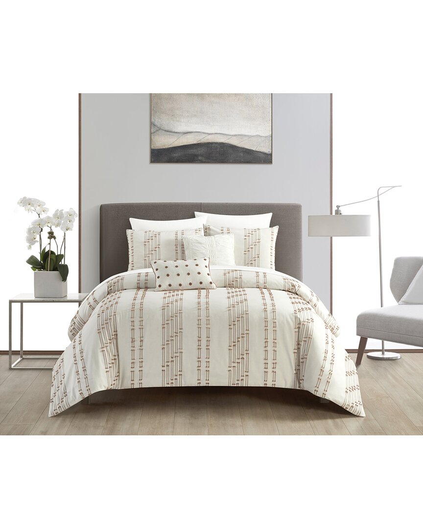 New York And Company Desiree Bed In A Bag Comforter Set In Beige