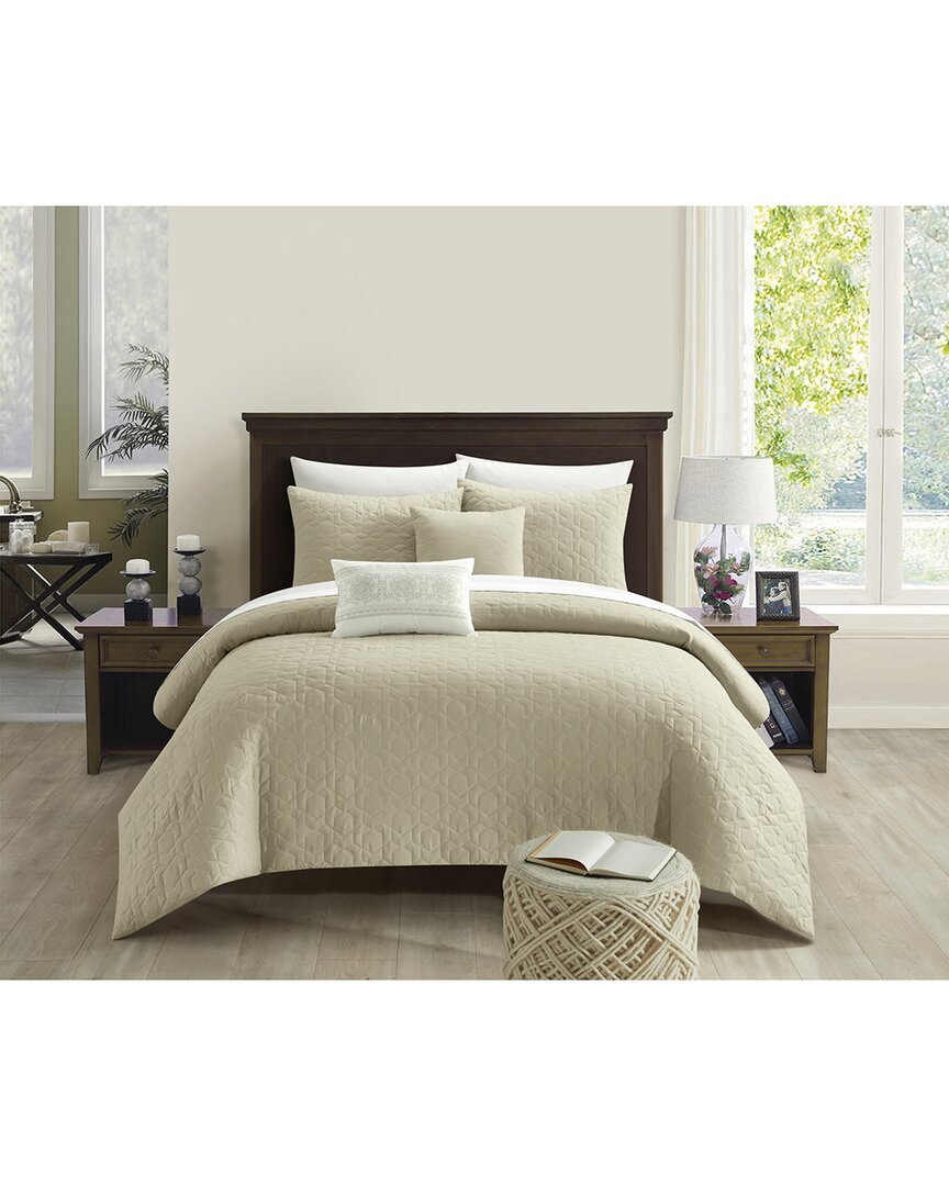 New York And Company Davina Bed In A Bag Comforter Set In Beige