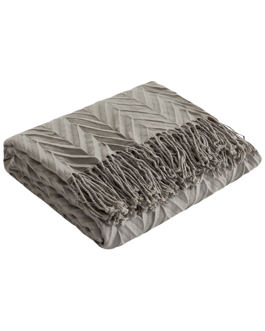 New York And Company Foremost Throw Blanket In Grey