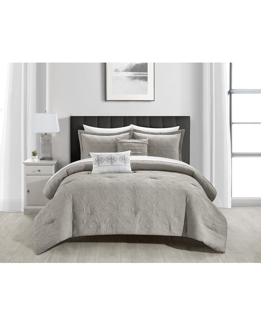 New York And Company Artista Bed In A Bag Comforter Set In Grey