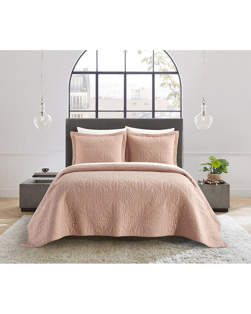 New York And Company New York & Company Cody Bed In A Bag Quilt Set In Blush