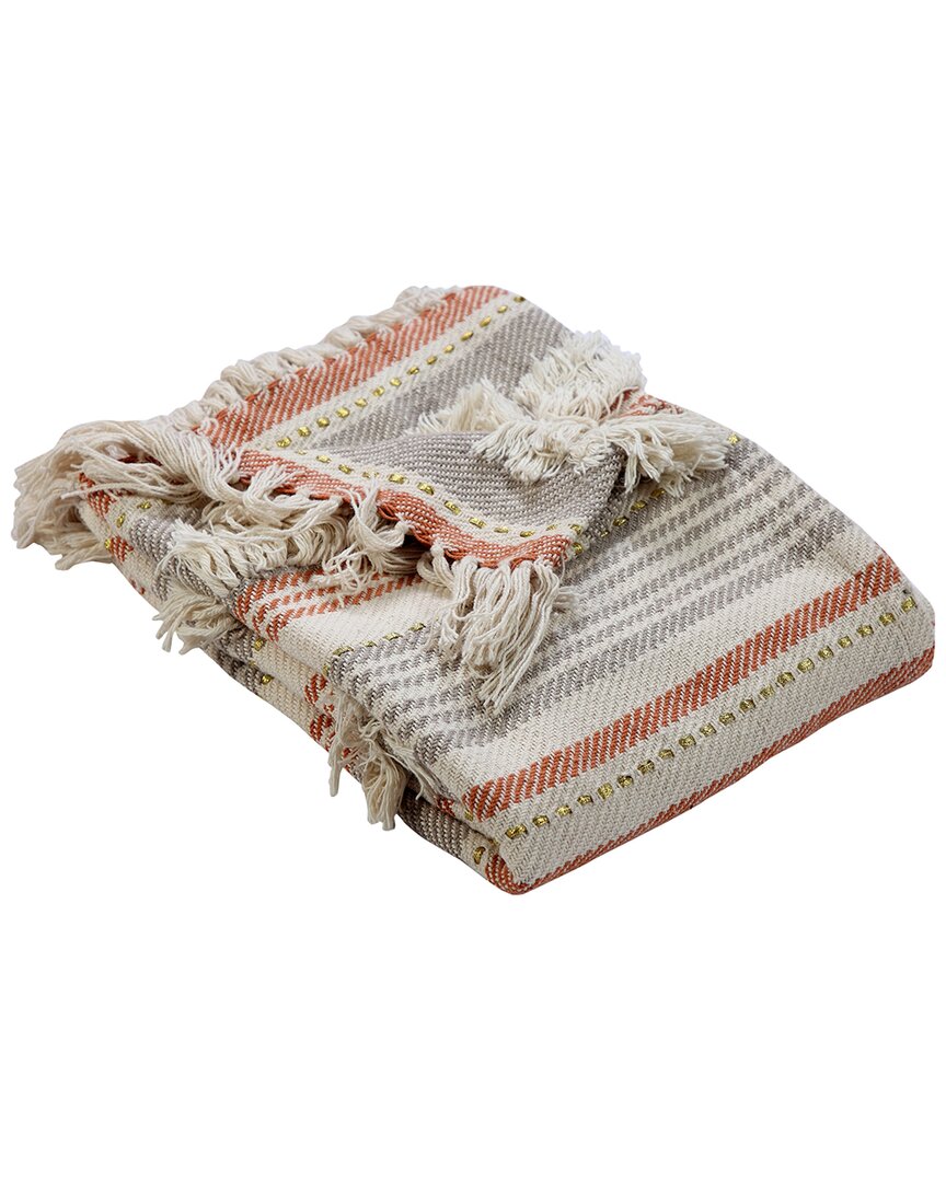 Lr Home Arizona Sunset Throw Blanket In Rust