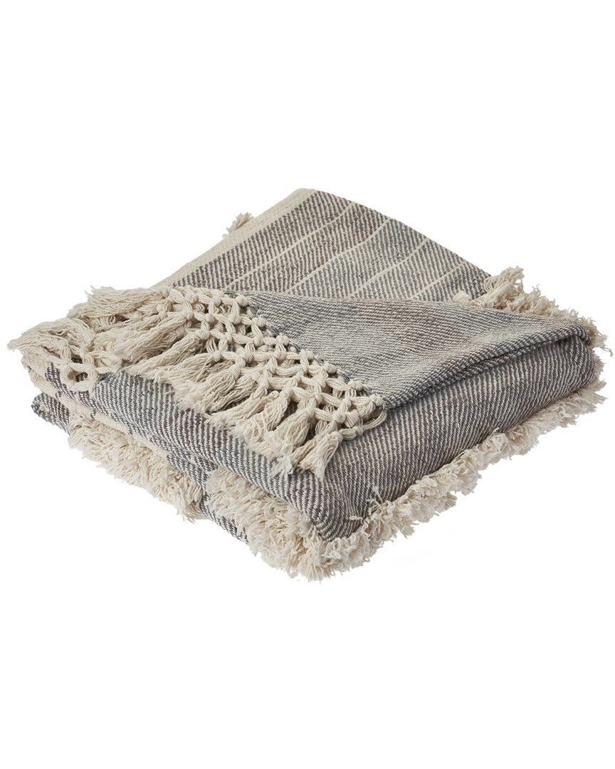 Lr Home Eclectic Overtufted Throw Blanket In Multi