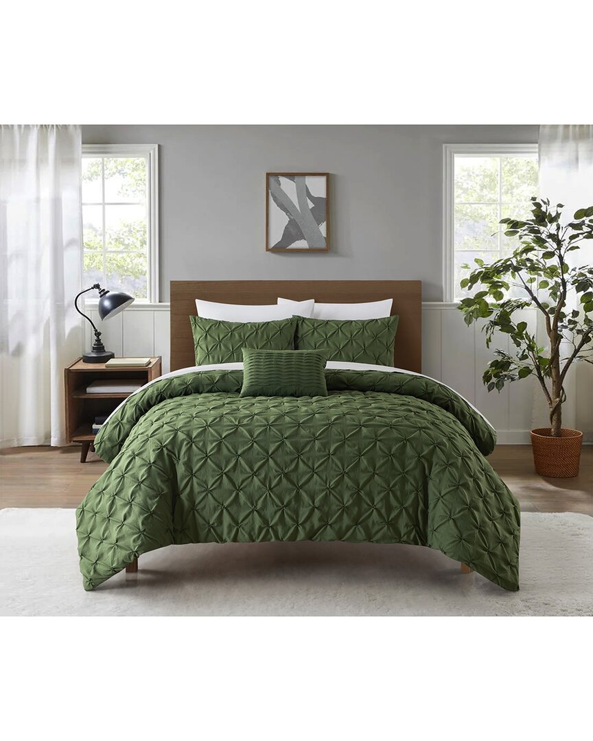 Chic Home Bradlee Bed In A Bag Comforter Set In Green