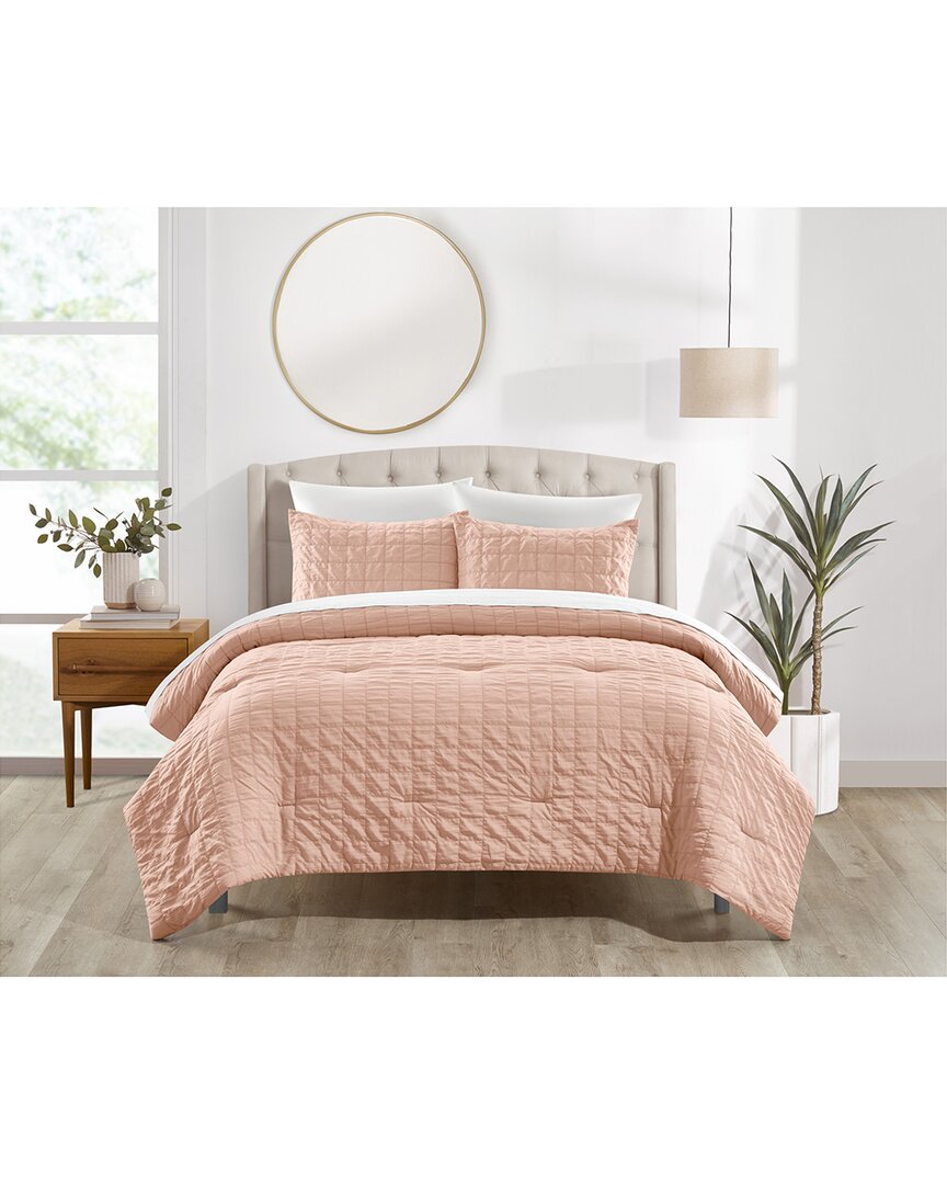 Chic Home Jesika Bed In A Bag Comforter Set In Blush