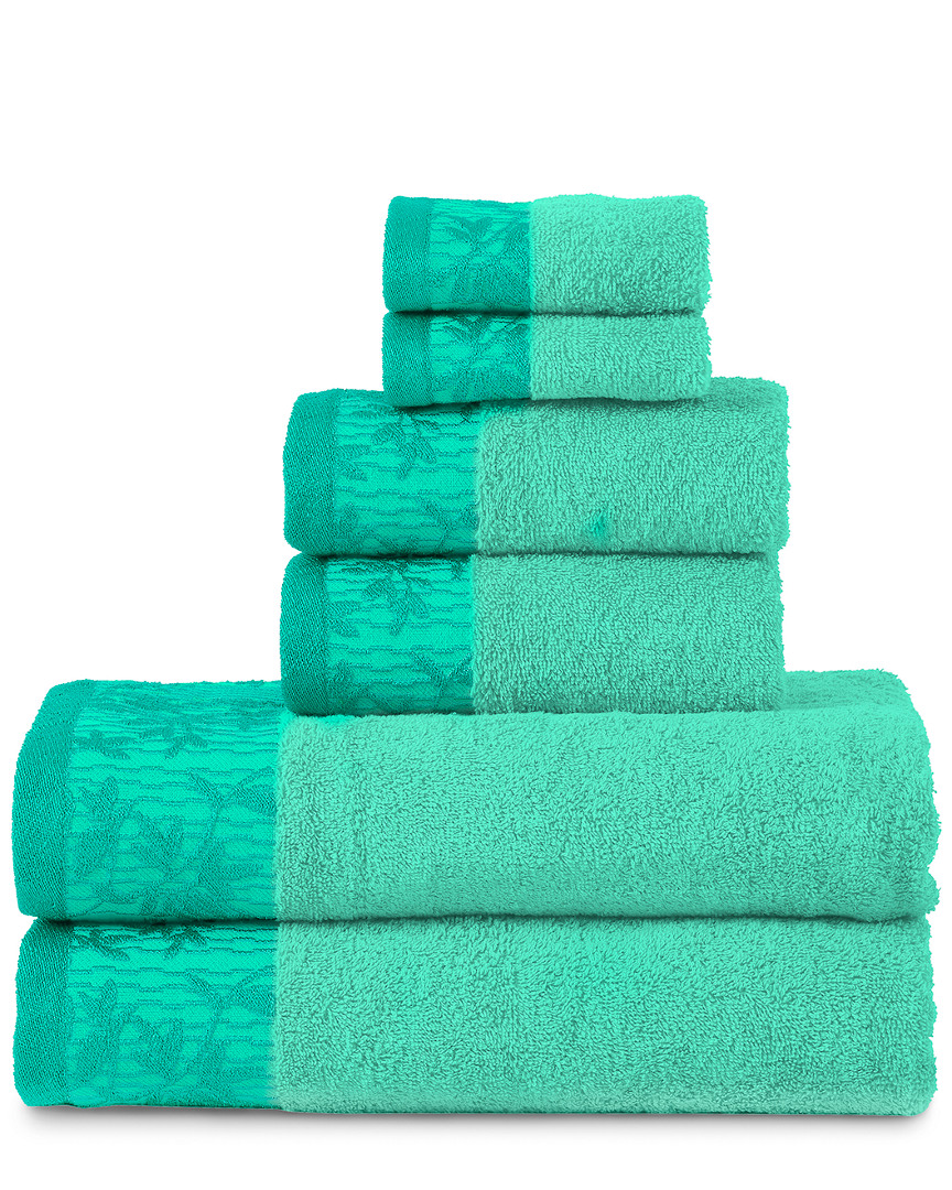Superior Wisteria 6pc Super Absorbent Towel Set