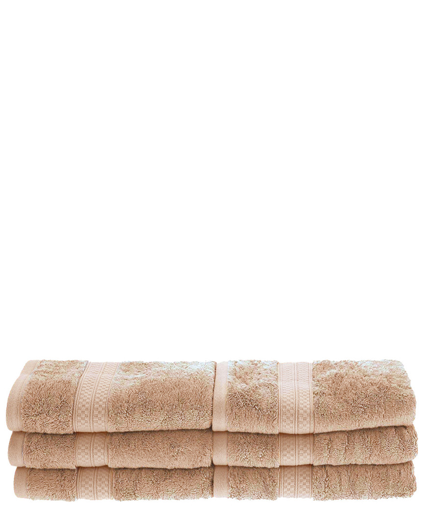 Superior Solid 6pc Hand Towel Set