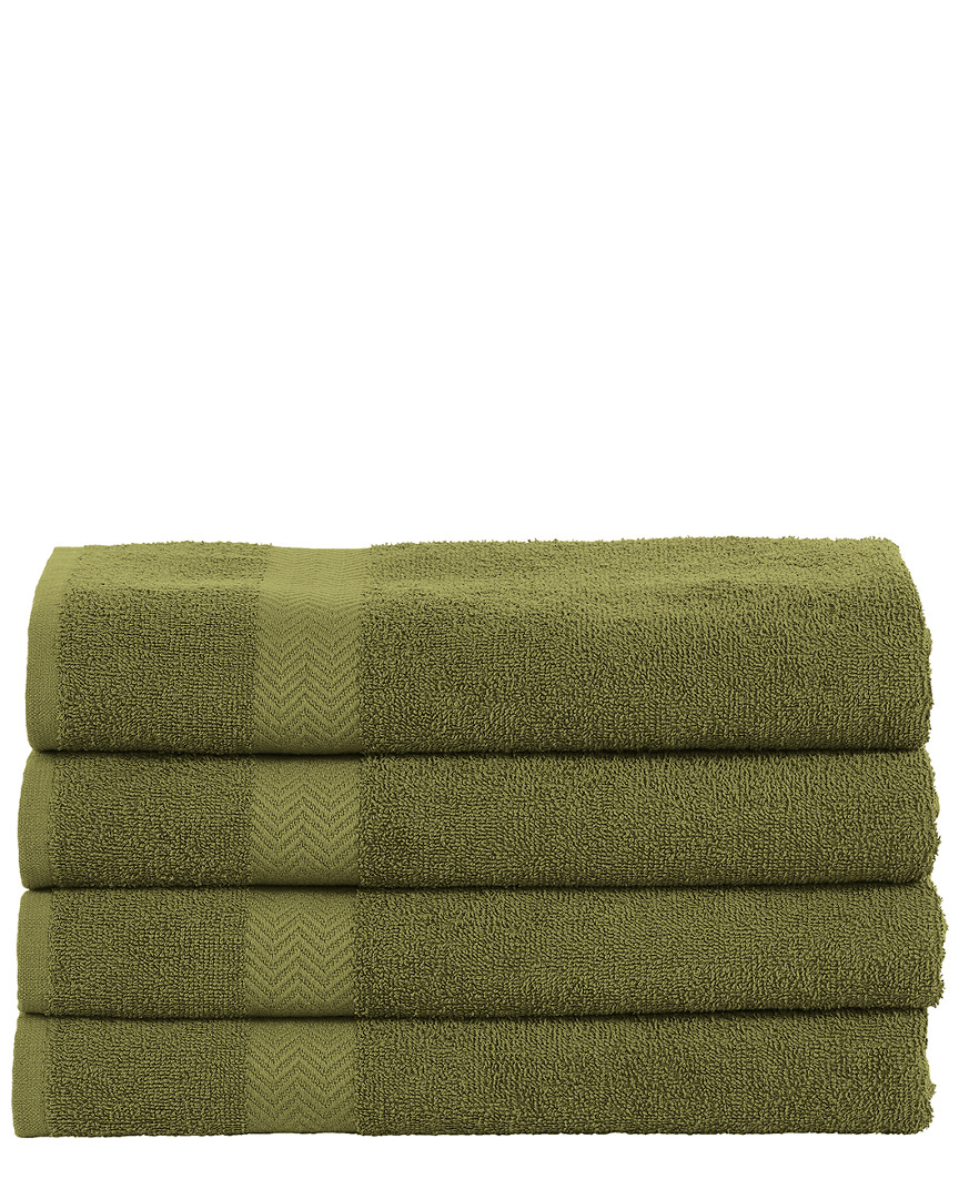 Superior Eco-friendly Absorbent 4pc Bath Towel Set