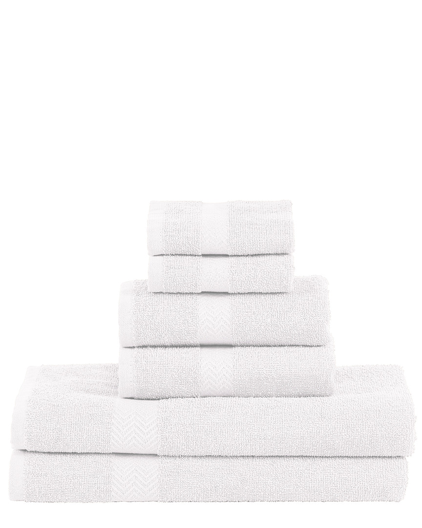 SUPERIOR SUPERIOR ECO-FRIENDLY ABSORBENT 6PC COTTON TOWEL SET