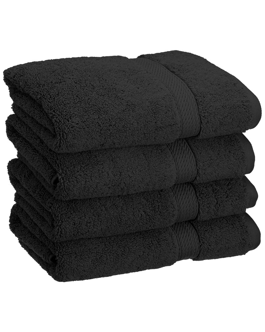 Superior Solid 4pc Absorbent Hand Towel Set