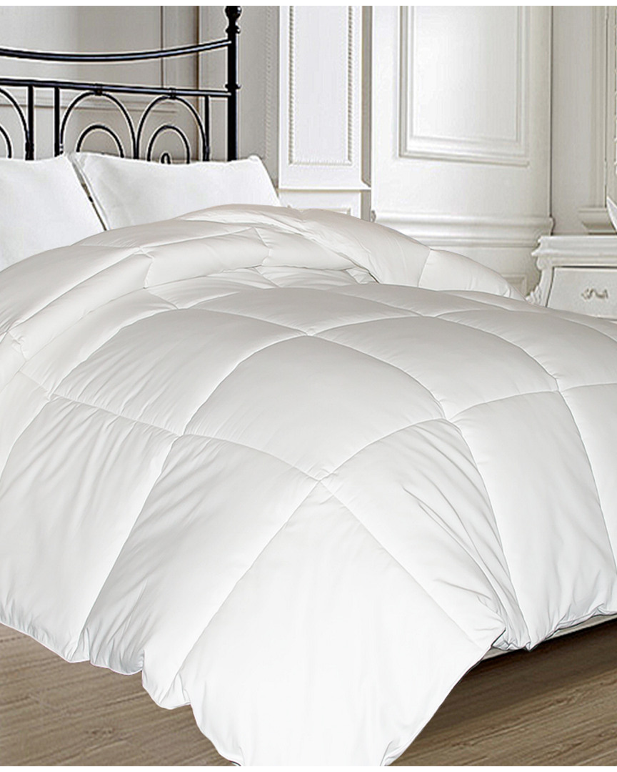 Blue Ridge Home Royal Lux Natural Feather Down Blend Comforter In White