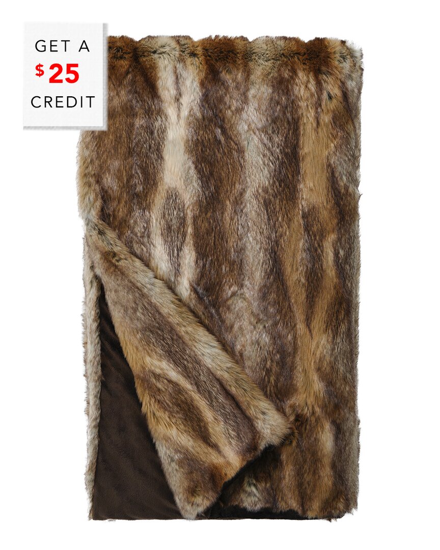 Donna Salyers Fabulous-furs Faux Fur Throw