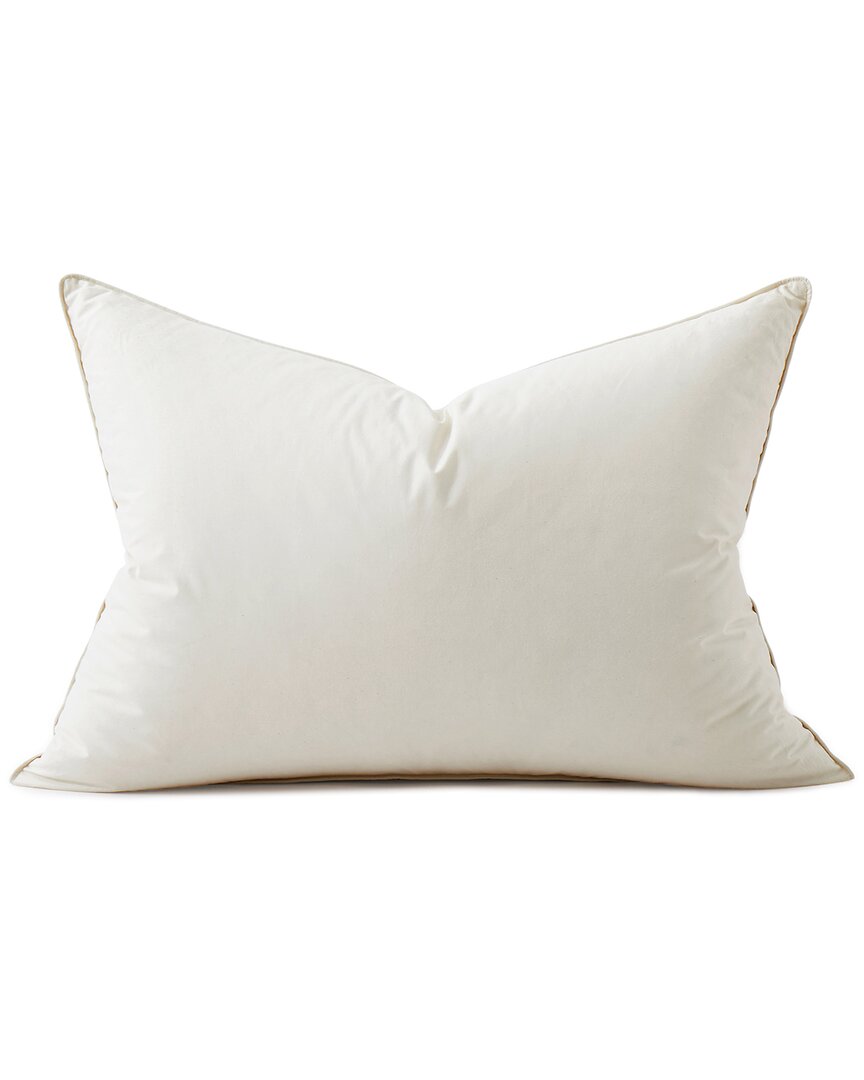 Unikome 300 Thread Count Single Pack Organic Down Cotton Bed Pillows