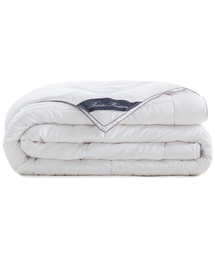 Brooks Brothers Tencel Quilt In White