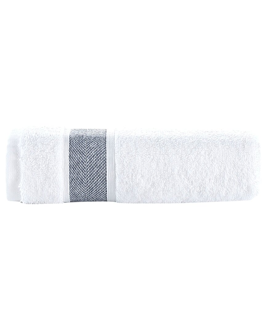 Brooks Brothers Ottoman Rolls Hand Towel In Navy