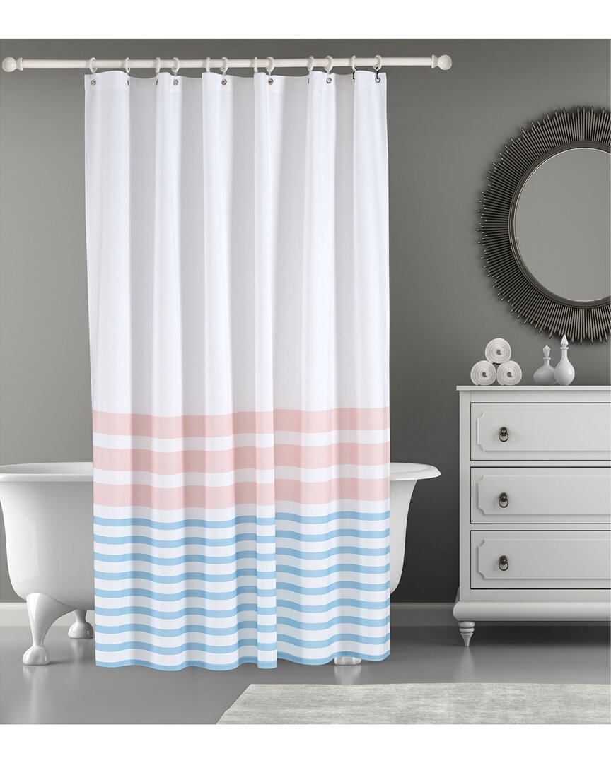 Brooks Brothers Turkish Pesthemal Shower Curtain In Pink