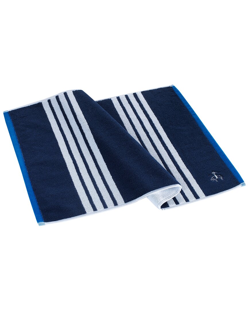 Brooks Brothers Nautical Blanket Stripe Bath Mat In Navy