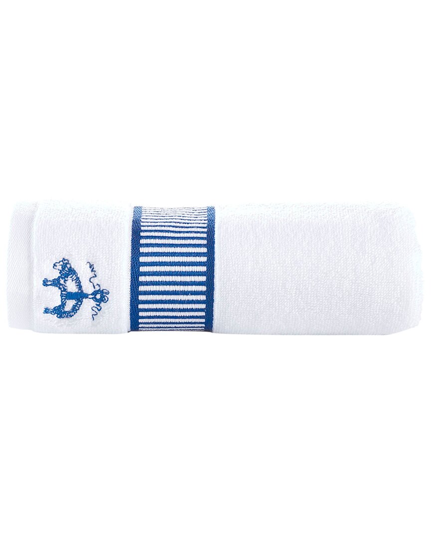 Brooks Brothers Fancy Border Hand Towelroyal In Blue