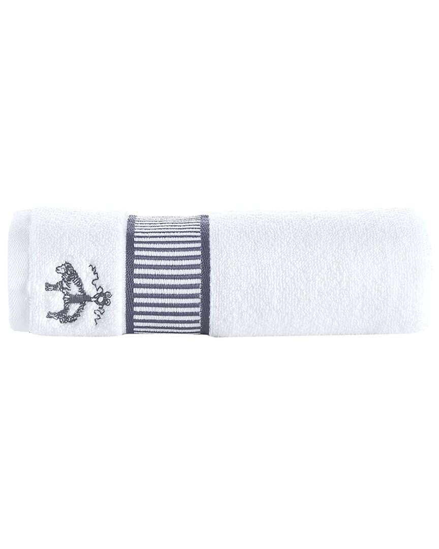 Brooks Brothers Fancy Border Hand Towel In Blue