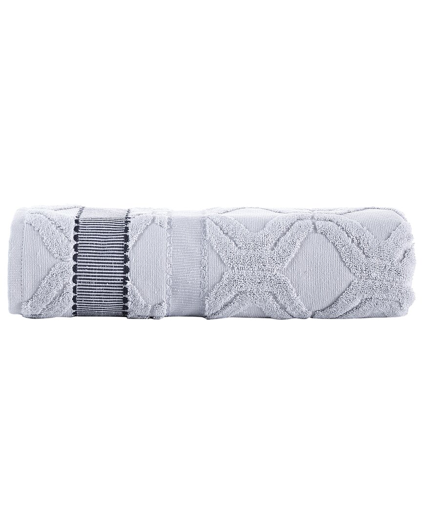 Brooks Brothers Large Square Bath Towel In Silver