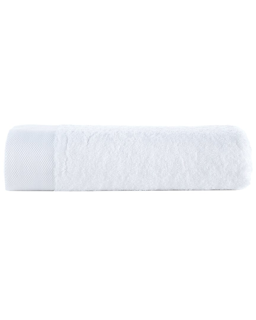 Brooks Brothers Solid Signature Bath Sheet In White