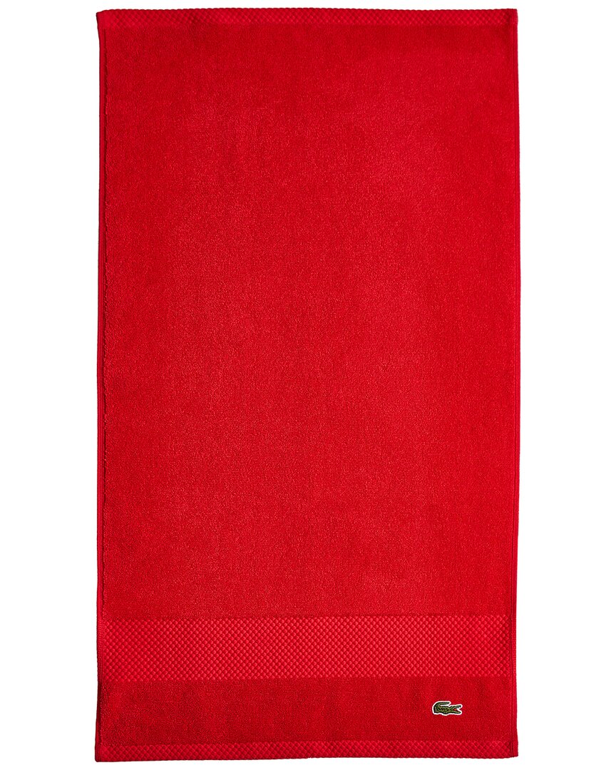 Lacoste Heritage Antimicrobial Hand Towel In Multi