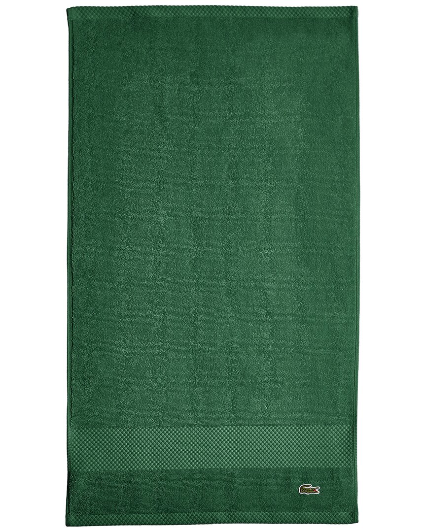 Lacoste Heritage Antimicrobial Hand Towel In Green