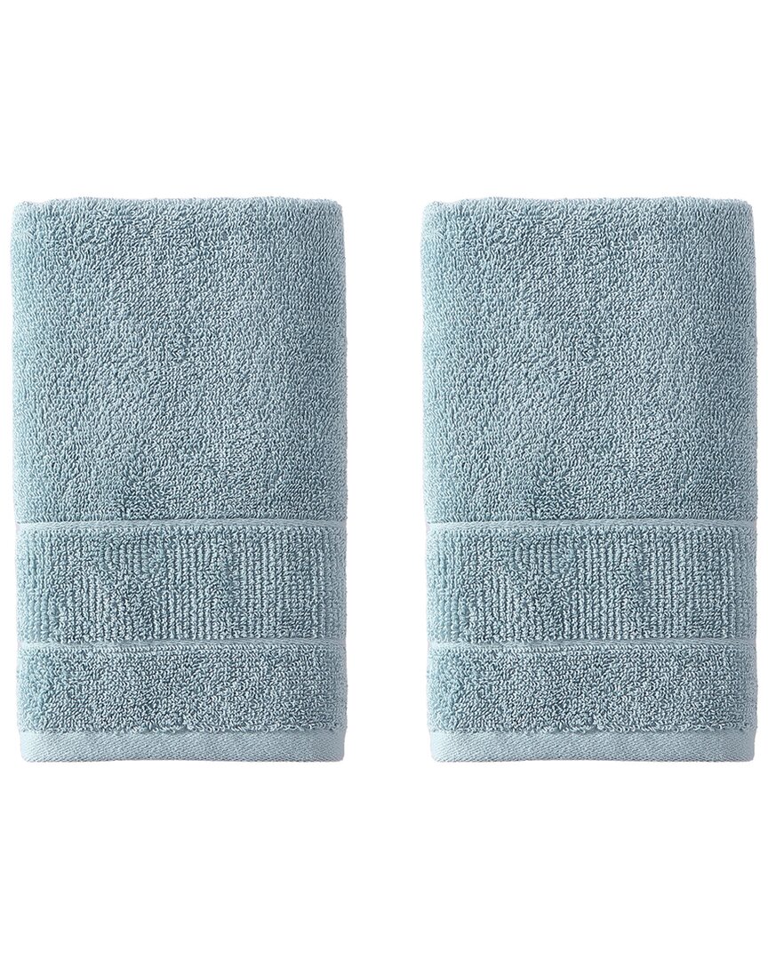 Tommy Bahama Island Retreat Cotton Terry 2pc Hand Towel Set In Blue