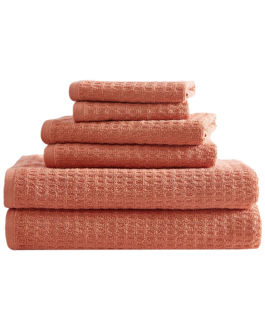 Tommy Bahama Northern Pacific Cotton Terry 6pc Towel Set In Orange