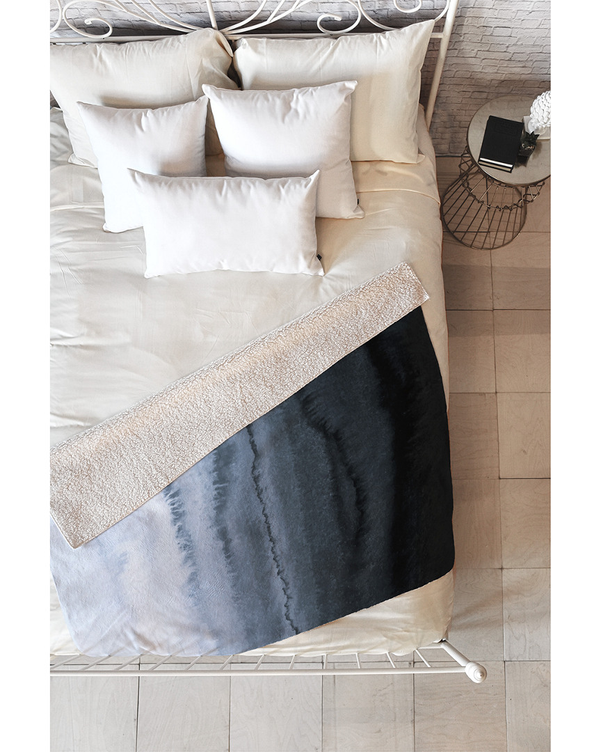 Deny Designs Monika Strigel Within The Tides Stormy Weather Grey Fleece Throw Blanket