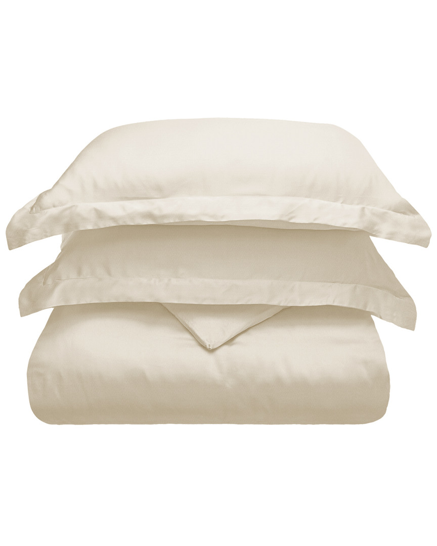 Superior 100% Modal From Beechwood 3-piece Duvet Cover In White