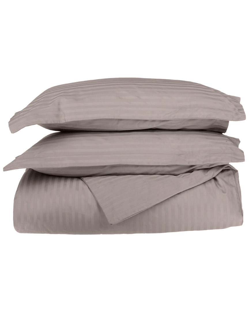 Superior 300 Thread Count Rayon From Bamboo Duvet Set In Brown