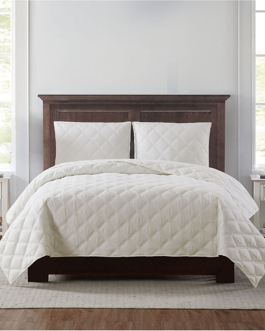 Truly Soft 3pc Quilt Set In Ivory