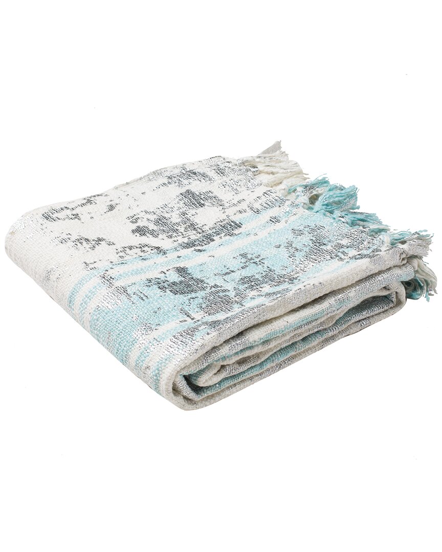 Safavieh Nicola Metallic Throw In Gray