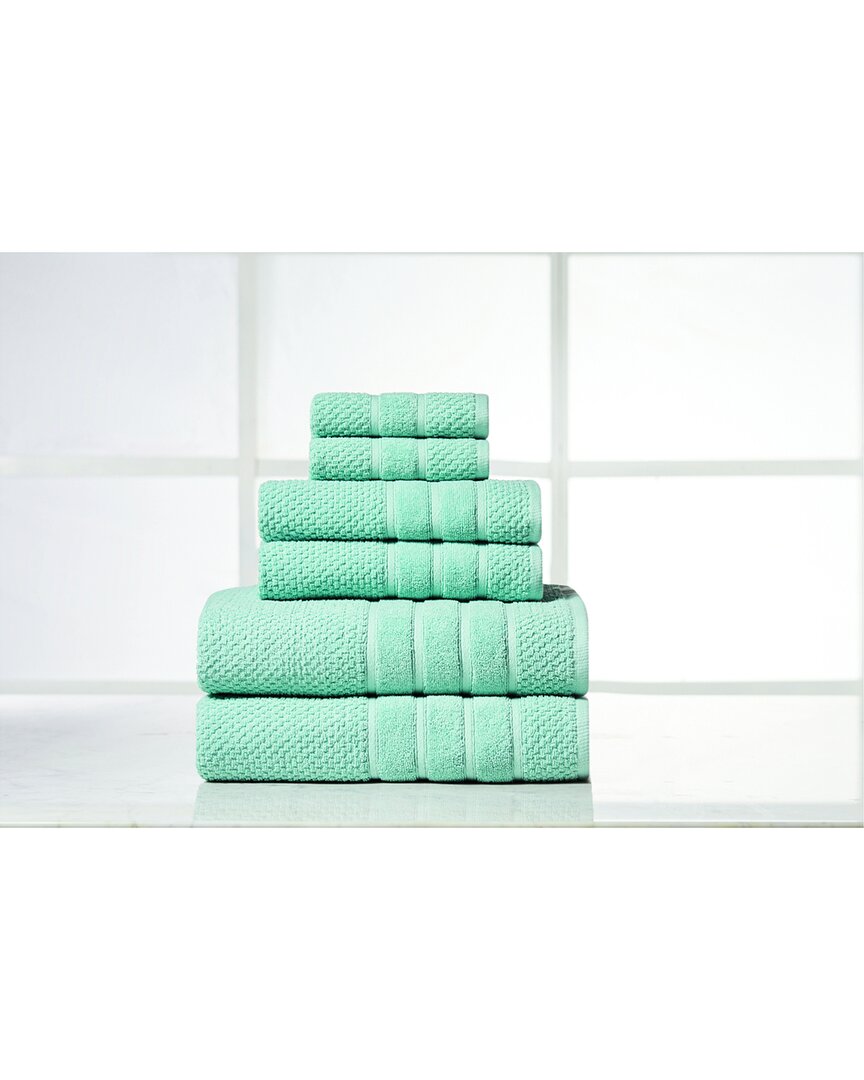 Shop Bibb Home 6pc Egyptian Cotton Towel Set