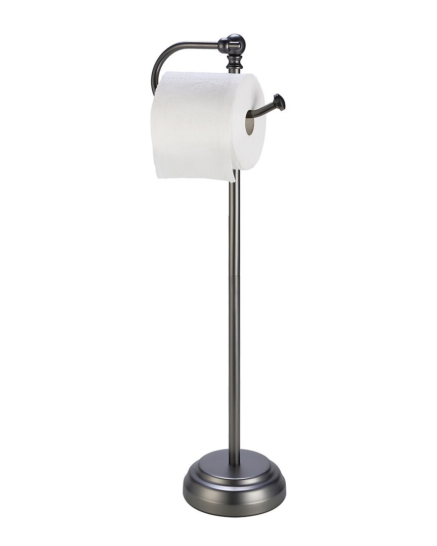 Sunnypoint Toilet Paper Holder Stand In Black