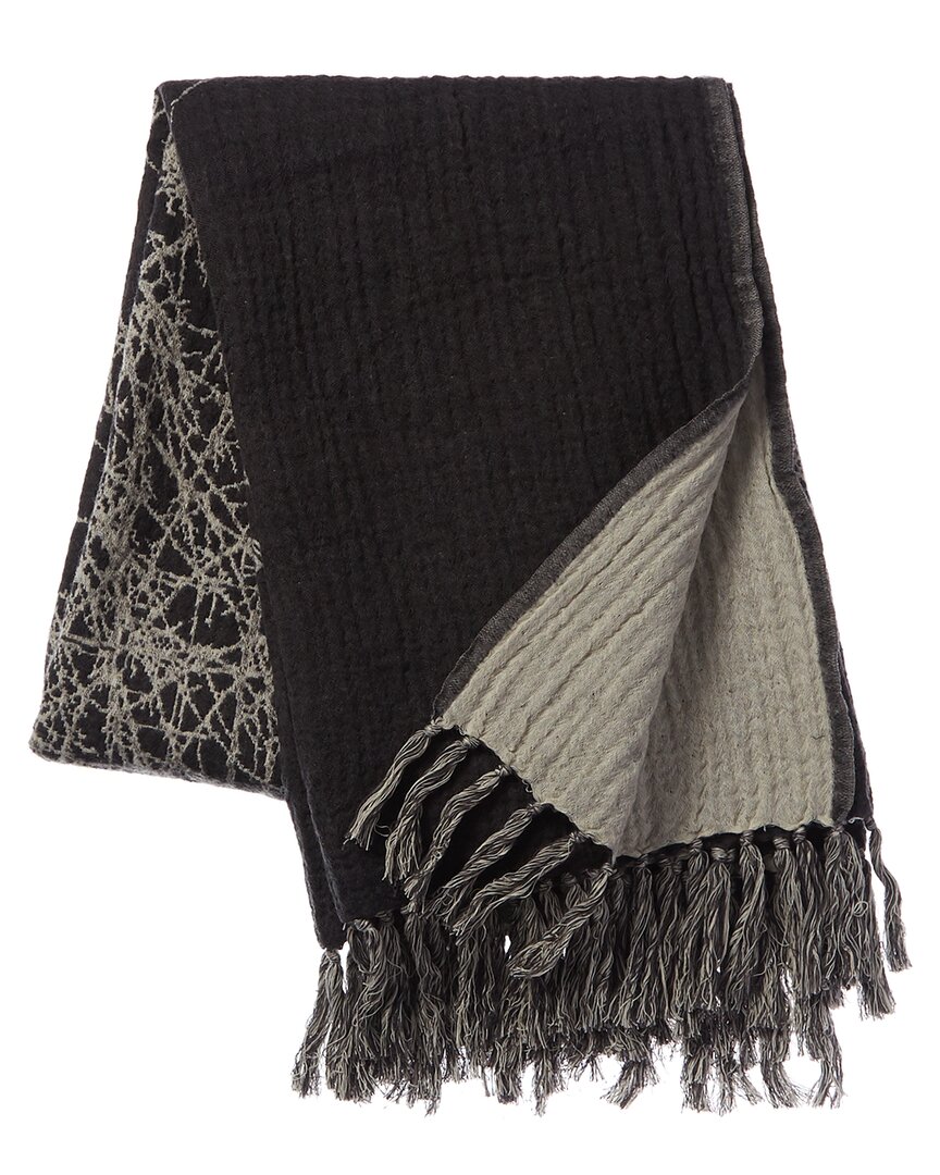 Peacock Alley Tumbleweed Throw In Gray