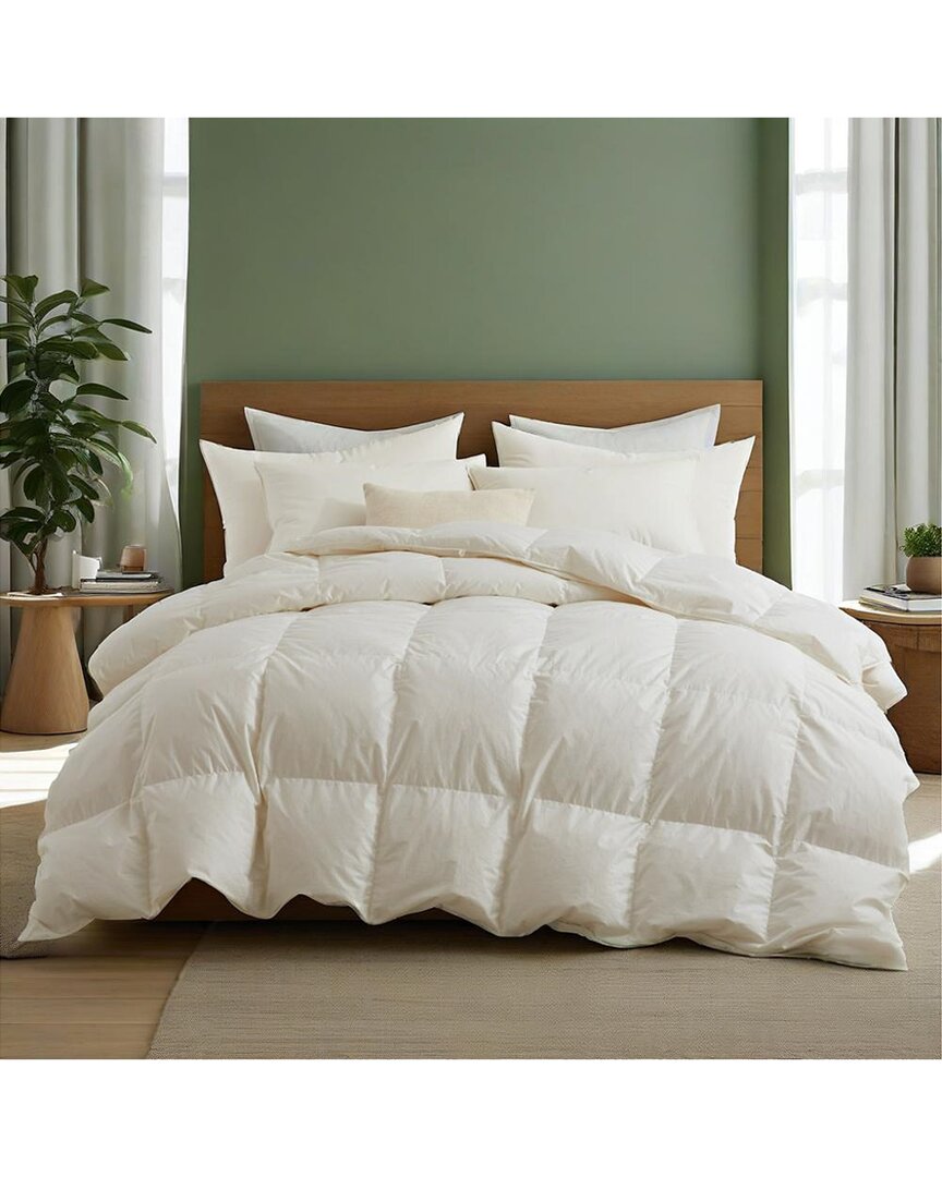 Unikome 360 Thread Count All Season Goose Down Feather Comforter, Twin In Multi