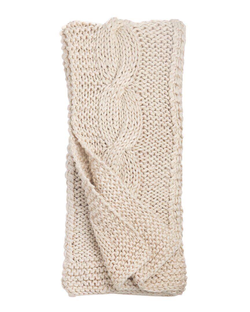 Amity Home Raj Cable Knit Throw In Multi