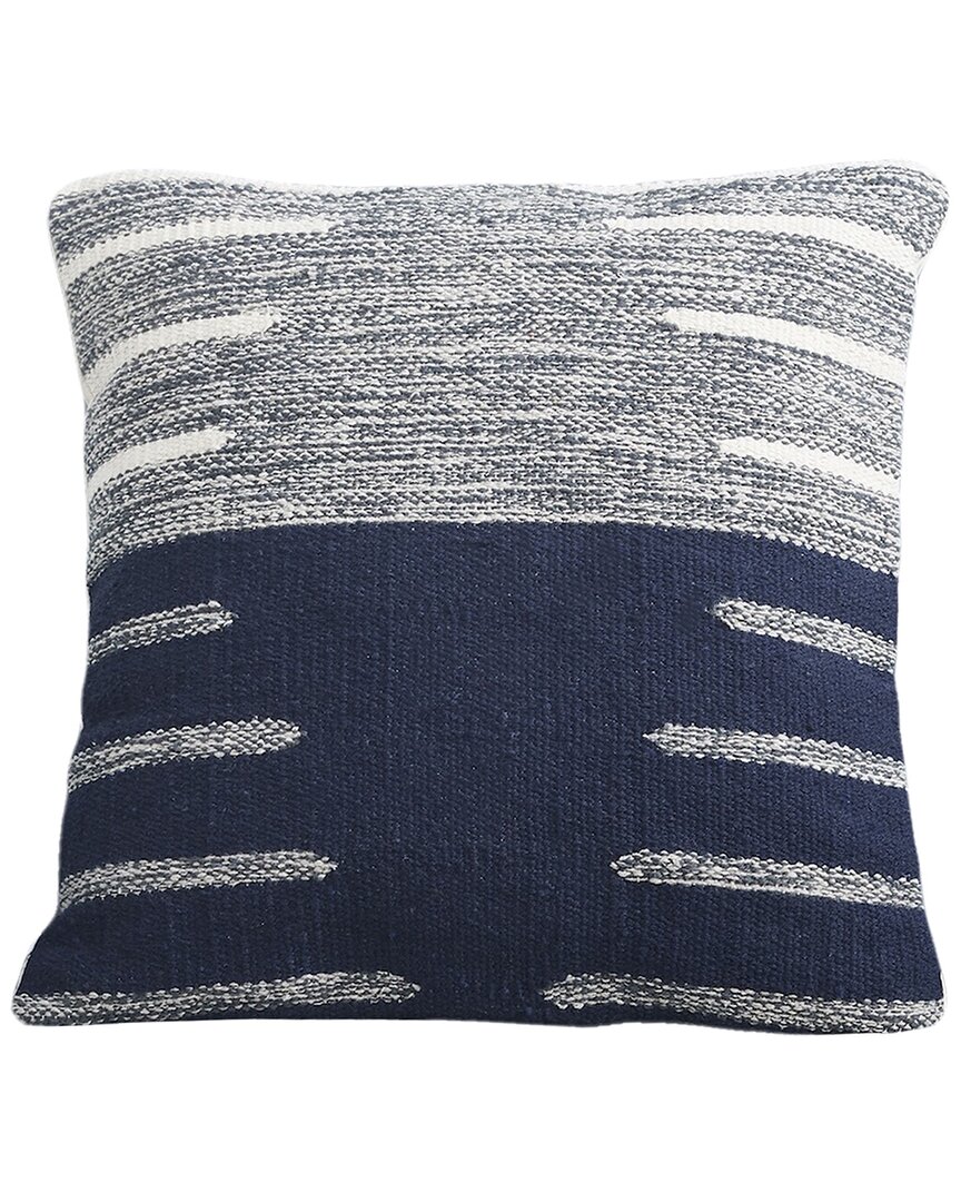 Modern Threads Cotton Decorative Pillow Cover In Navy