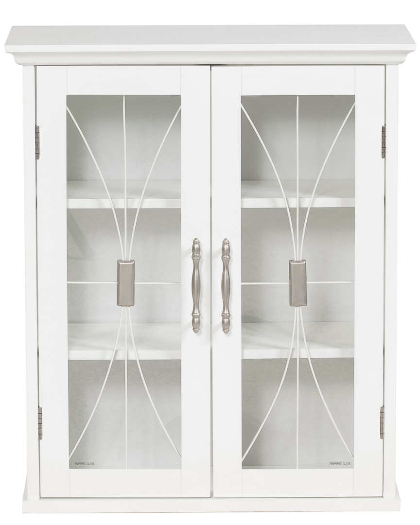 Elegant Home Fashions Delaney White Floor Cabinet