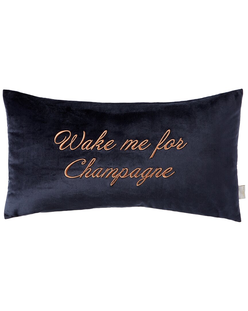 Ted Baker Wake Me For Champagne Pillow - Navy In Blue