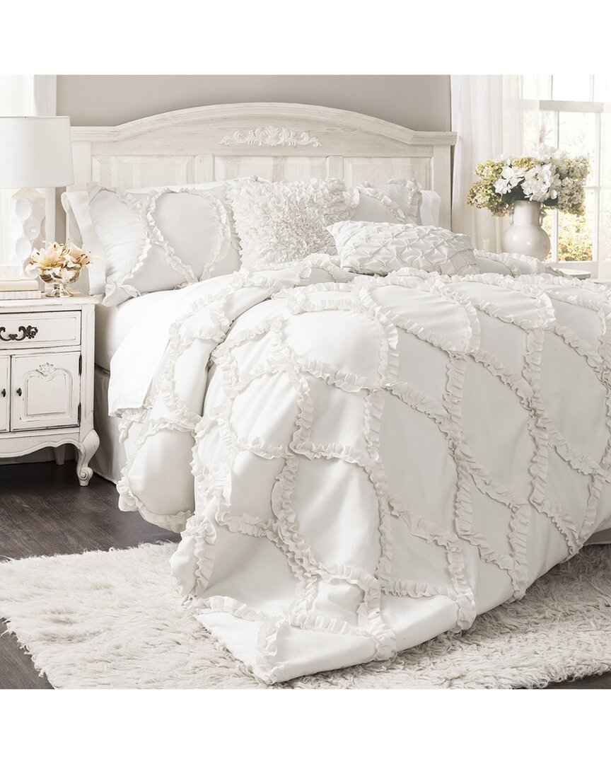 Lush Decor Fashion Avon Comforter In White