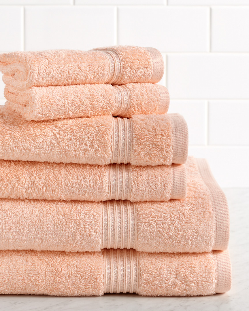 Superior Solid Soft 6pc Absorbent Towel Set