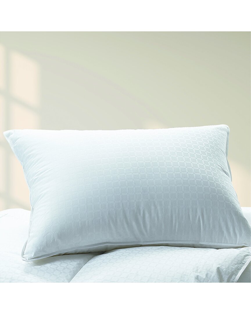 Cuddledown 700fp White Down Windowpane Pillow