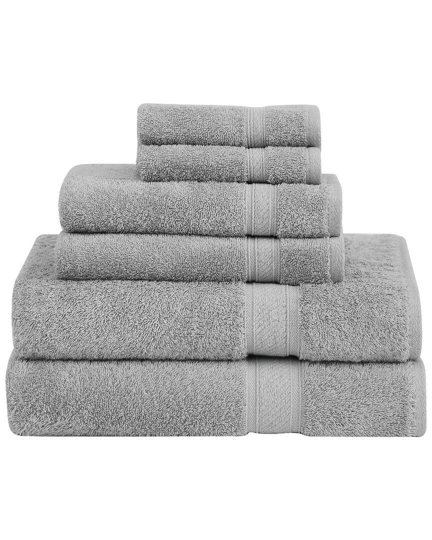Rwb Fields Americana Grey 6 Piece Towel Set