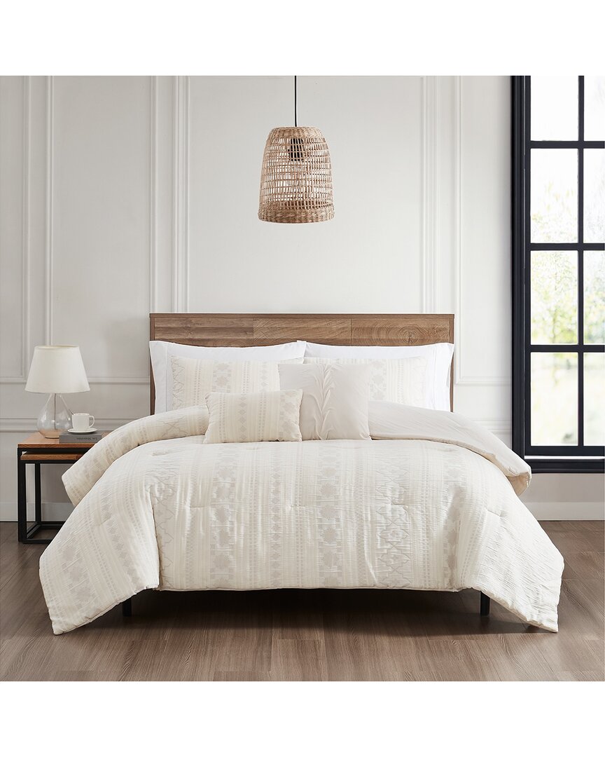 Modern Threads Marcy Jacquard Comforter Set In Neutral