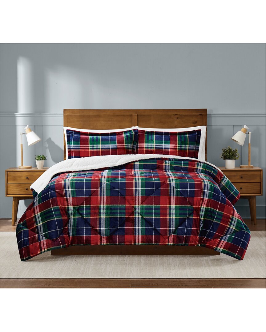 Truly Soft Cuddle Warmth Ivan Plaid Comforter Set